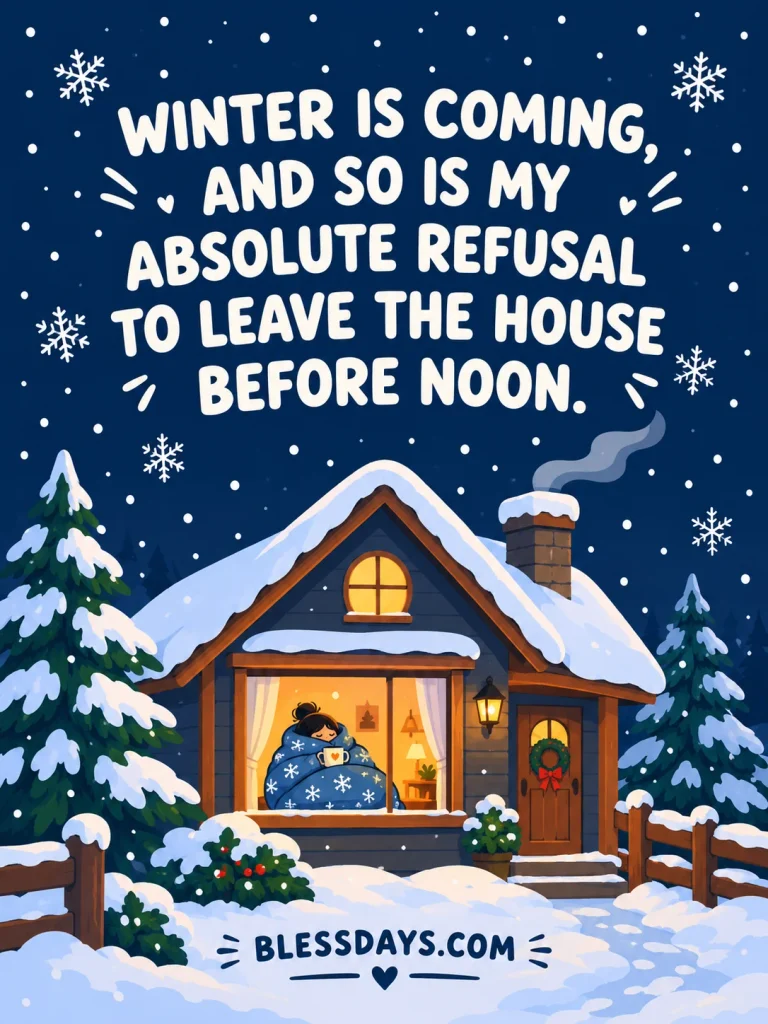 funny winter quotes
