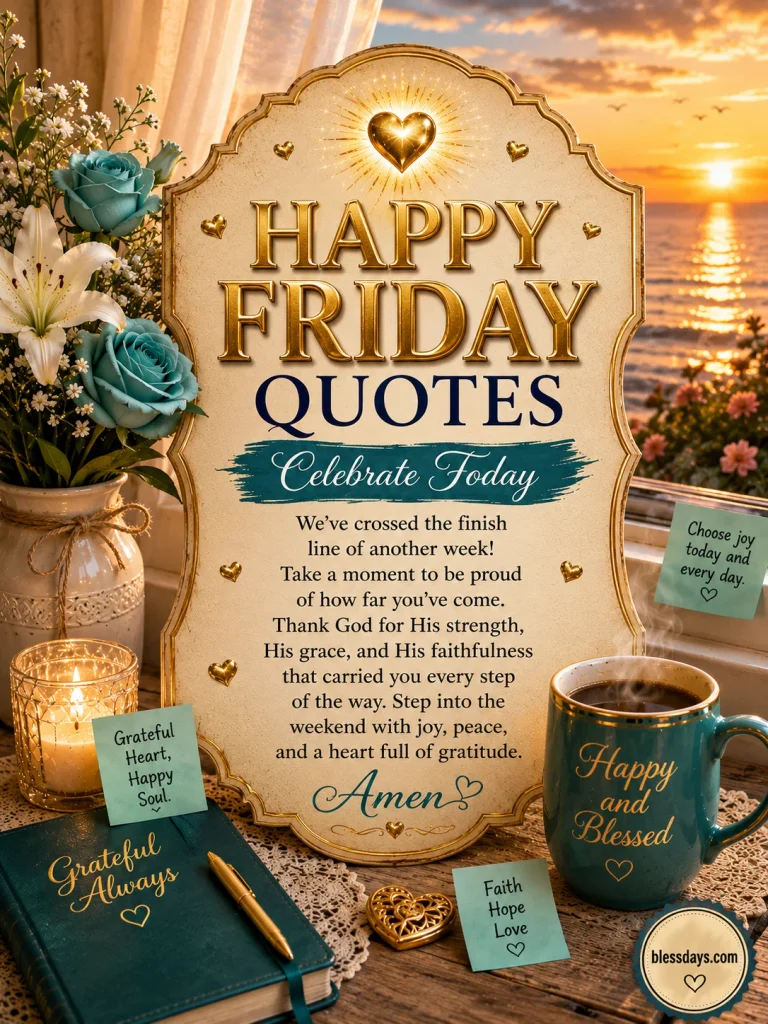 90+ Friday Quotes, Blessings and Prayers to Celebrate the Weekend Ahead happy friday quotes