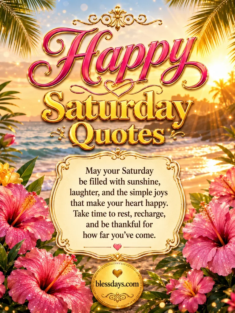 happy saturday quotes