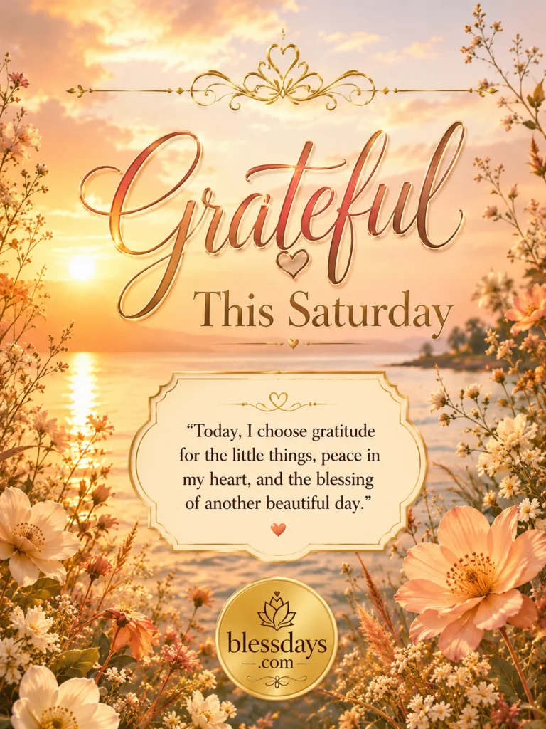saturday gratitude quotes