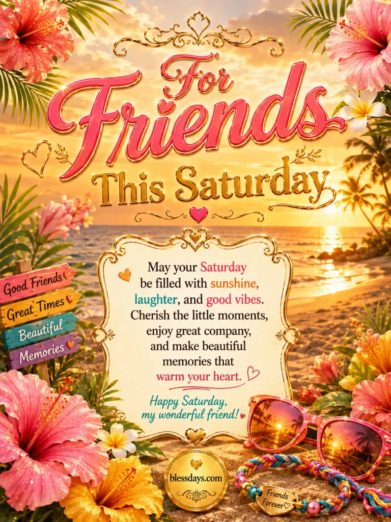 saturday quotes for friends