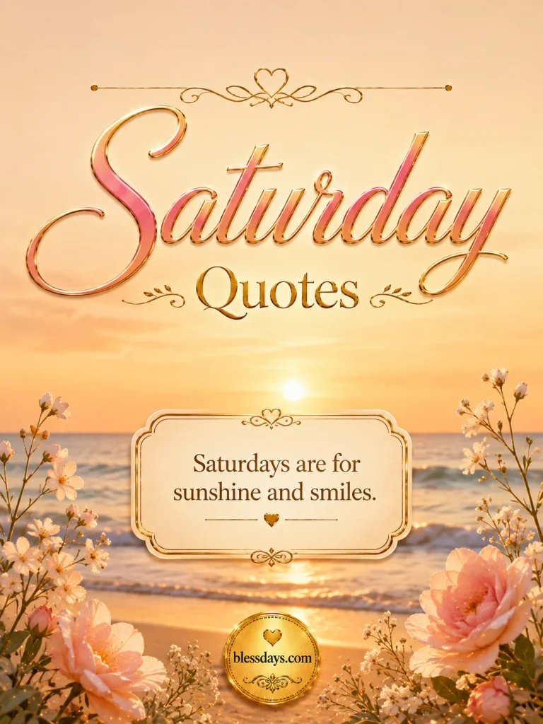 short saturday quotes