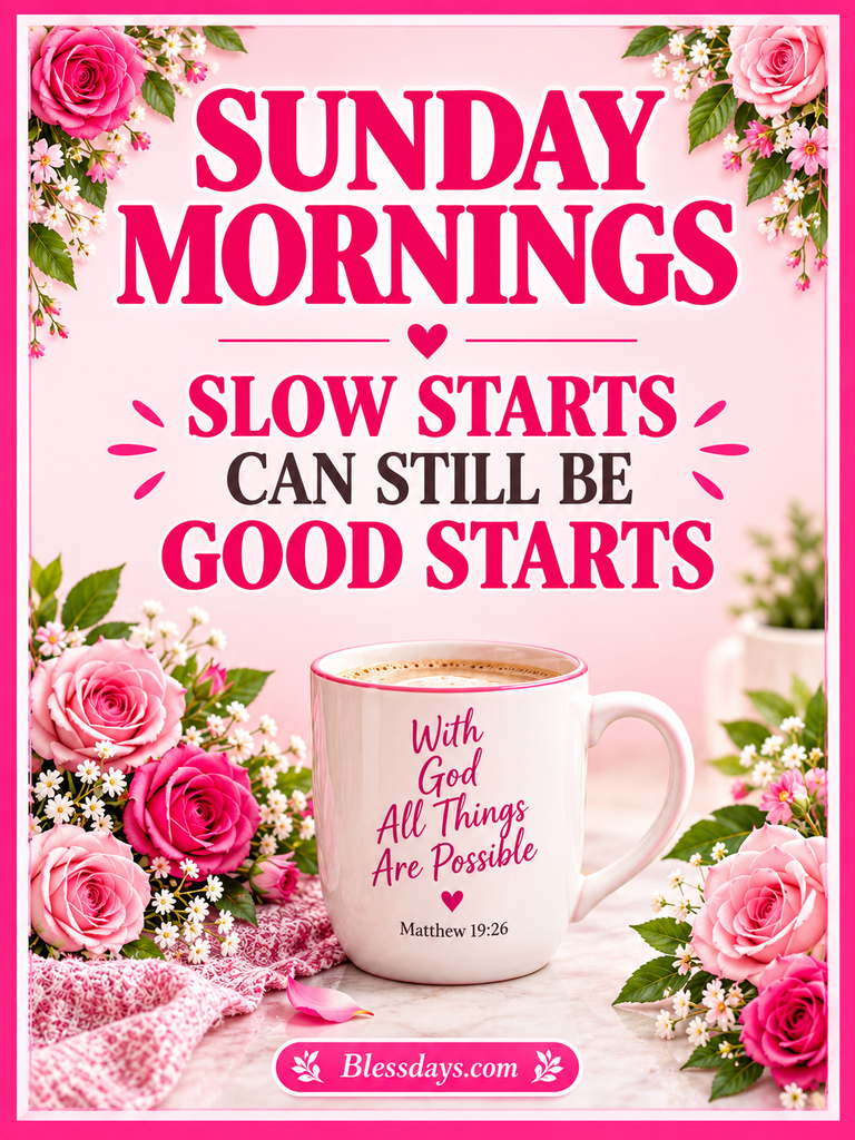 100+ Sunday Quotes, Blessings and Inspirational Messages sunday morning quotes