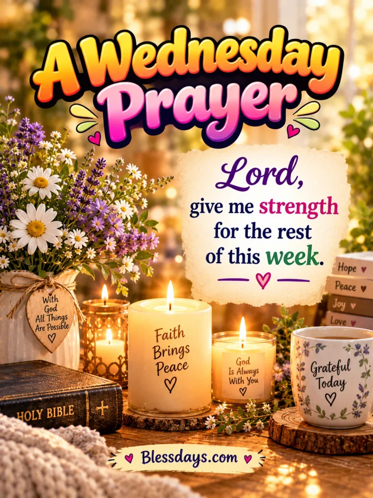 wednesday blessings and prayers