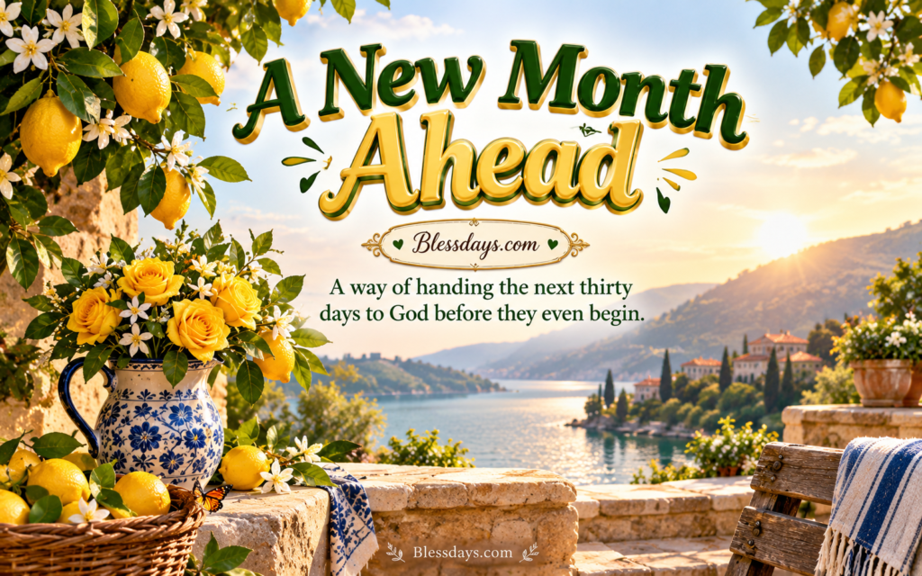 Prayers for a New Month Ahead