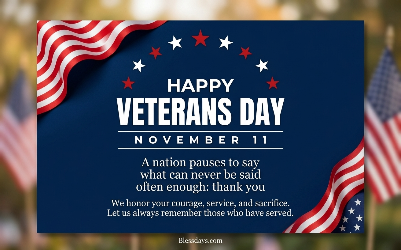 100+ Veterans Day Blessings, Prayers, Quotes and Thank You Messages