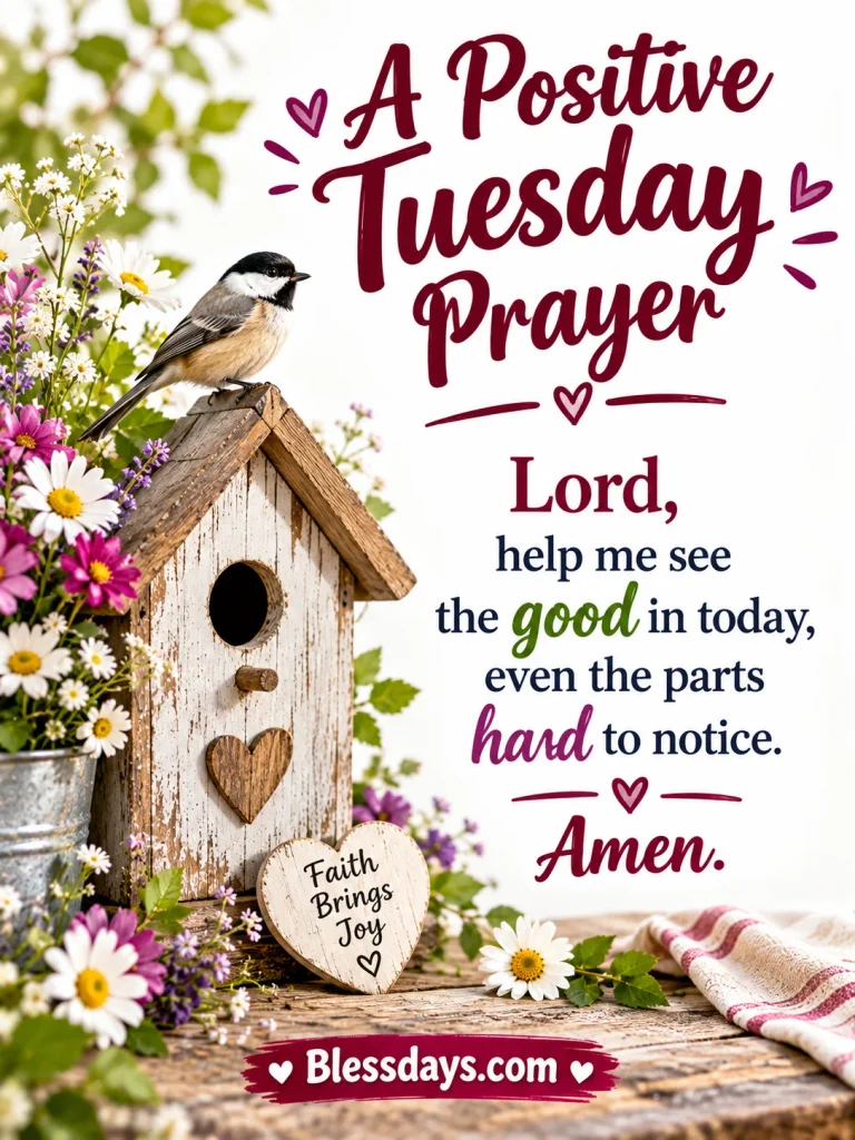 positive tuesday prayers